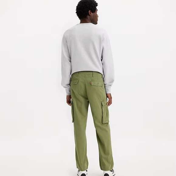 Levi’s Men’s Ace Cargo Relaxed Fit Twill Pant, Ivy Green, 34 X 30 - Picture 3 of 8